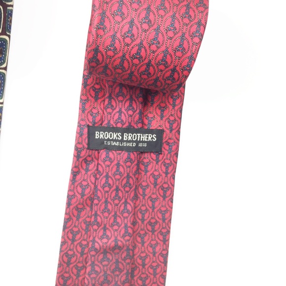 Two Vintage Brooks Brothers Men Neckties - Picture 3 of 4
